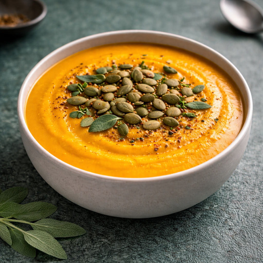 butternut squash and sage soup